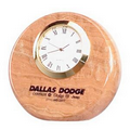 Deluxe Solid Sandstone Marble Desktop Quartz Clock